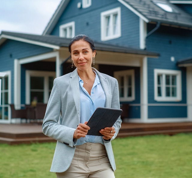 Professional female realtor